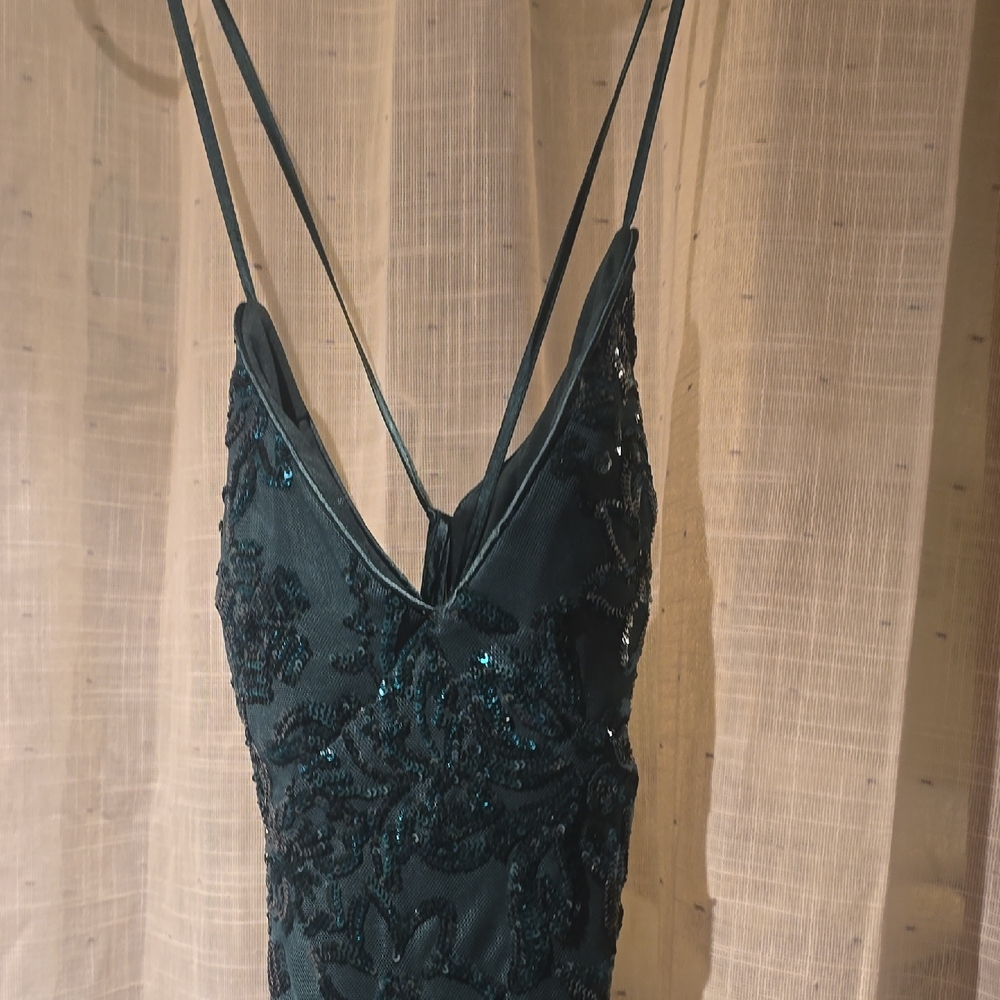 Elegant Black Sequin Dress